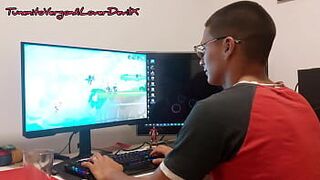 Gamer with Big Dick, and Friend Wanting Sex! porn video